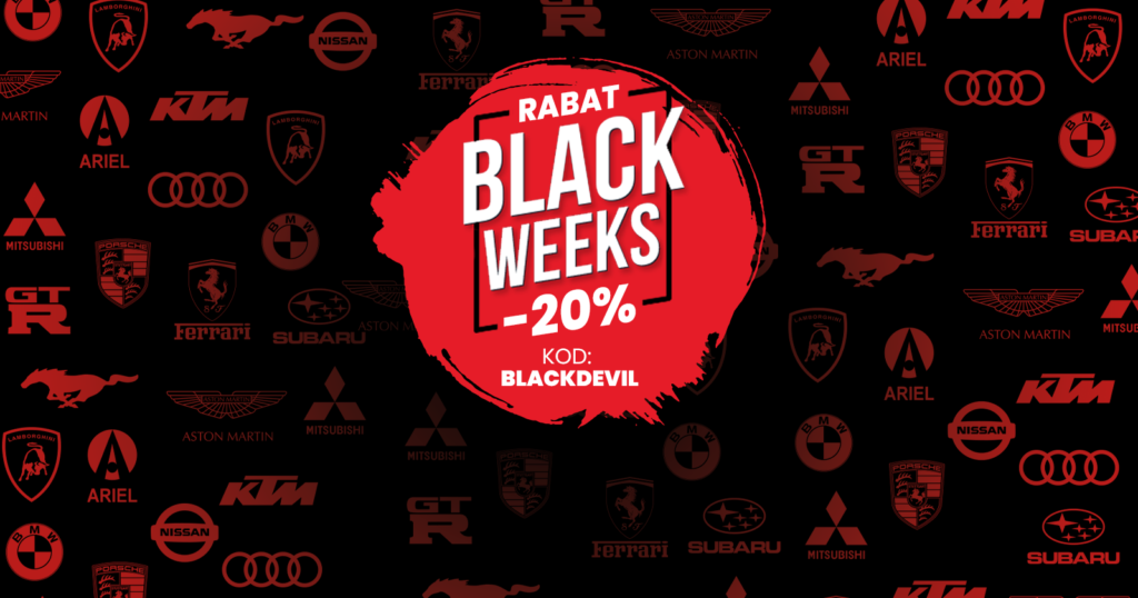 Promocja BLACK WEEKS 2023 !! -20% !! Motoryzacyjny PREZENT MARZEŃ